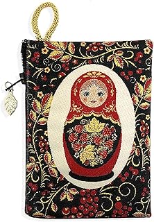 Small reversible makeup bag Matrayushka Russian Khokhloma.. Why shop anywhere else? DIAYTAR Nigeria has it all, at prices you’ll love.