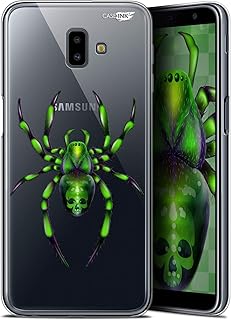 Samsung Galaxy J6 hull plus 6.4 inches, ultra -fine green spider design.. Discover endless possibilities with DIAYTAR NIGERIA's extensive product range and affordable shipping.