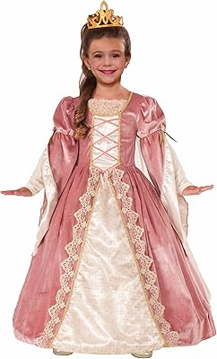 Luxurious Costume of Victorian Rose, by a group of creators, for little girls, large child, a color.. DIAYTAR NIGERIA delivers affordability and convenience to your doorstep within 8 days of purchase.