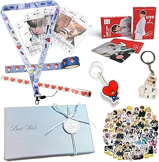 Gift box for K-Pop army fans in a Kim Taehyung box for boys including stickers, Lomo cards, a cord and a keychain.. Experience the ease of one-stop shopping with DIAYTAR NIGERIA's diverse catalog and nationwide delivery.