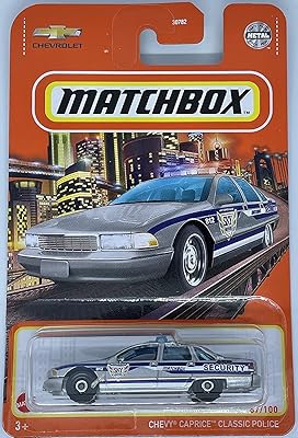 Matchbox 2022 - chevrolet caprice classic police - skybusters - 67/100 [argent].. DIAYTAR NIGERIA redefines convenience with our vast product selection and swift nationwide delivery.