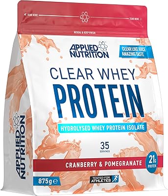 Applied Nutrition Clear Whey Isolate - Lactoserum protein isolate, refreshing powder with high protein content, fruit juice aromas (cranberry and pomegranate) (875 g - 35 portions).. You shop, we deliver — quick and easy with DIAYTAR Nigeria.