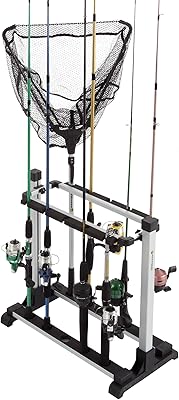 Wakeman outdoor fishing rod support storage on the floor aluminum.. Shop smart with DIAYTAR NIGERIA, offering a vast product range delivered to your doorstep within a week.