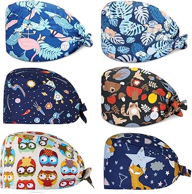 6 pieces puffing fashion turban adjustable unisex cap lounge hairdresses for men.. DIAYTAR Nigeria offers great deals, a huge product variety, and delivery in under a week.