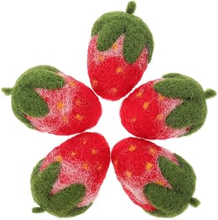 5 pieces of felt strawberry accessories DIY strawberry ornament accessories for hair pins with vintage hair decor vintage hair clips vintage hair decor decor.. DIAYTAR NIGERIA: Where affordability and variety meet with convenient delivery within 8 days.