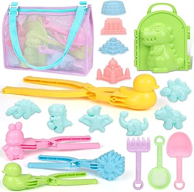 Snow toys for children outdoors, toys as a duck-shaped snowball manufacturer with shovel, rake, beach bag, winter snow toys in dinosaur, bear, snowflake, rabbit with toddler 3 to 9 years old, toys.. Experience the convenience of boundless shopping with DIAYTAR NIGERIA's affordable platform and quick shipping.