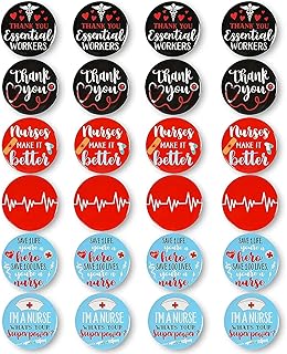 Pins with buttons, appreciation gifts for nurses in 6 models (2.28 inches, 24 parts), tin metal, polypropylene.. Shop across categories at DIAYTAR NIGERIA with the confidence of affordable prices and delivery within 8 days.