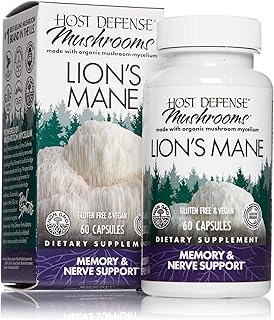 Fungi perfecti nutrition supplement for the brain and nervous support of Host Defense Lions - 60 Vegetarians 100129.. DIAYTAR NIGERIA delivers value, variety, and convenience with our nationwide 5-8 day shipping.