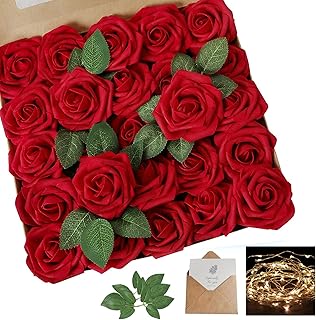 Artificial foam roses for wedding bouquet, Valentine's Day, Mother's Day, prenuptial party, baby shower, home decoration, table decoration (red).. Your one-click solution to affordable shopping, DIAYTAR NIGERIA delivers quality products nationwide.