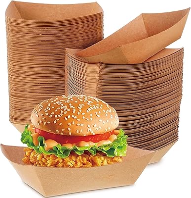 ICAPRONTM Premium disposable paper tray, 1.5 kg (3 lb) | Robust container in several sizes (100 pieces, size L).. DIAYTAR NIGERIA connects your desires with reality through our affordable e-commerce platform and quick delivery.