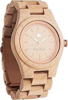 Wooden watch for women, pink golden wooden wood watch (Sku WW-C-M-RG n °), pink.. DIAYTAR NIGERIA: Where affordable online shopping meets reliable delivery across Nigeria.