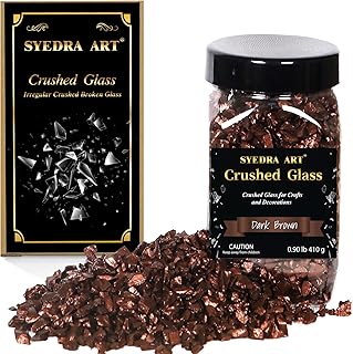 Sidra Craft crushed glass, very bright mineral crushed glass for crafts, bar and garden decoration, 3-6 mm, 410 g (dark brown).. With DIAYTAR Nigeria, you can browse through thousands of items at the best prices. Place your order today and receive it in less than a week.