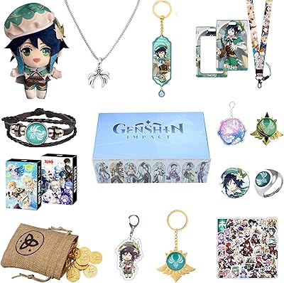 All-in-one gift box Grizda Genshin Impact, second all-in-one gift box for anime fans and children (fenTi).. DIAYTAR NIGERIA brings the market to your fingertips with affordable prices and swift delivery services.