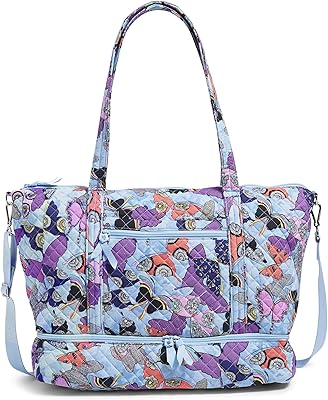 Luxury recycled cotton travel bag vera bradley for women, one size.. DIAYTAR NIGERIA: Your affordable gateway to thousands of products delivered within a week.
