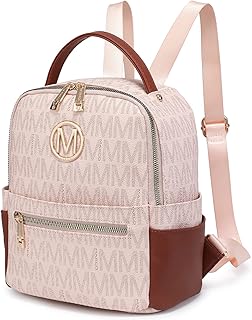 Small mkb backpack for women a modern multi-pockets with a pocket.. DIAYTAR NIGERIA revolutionizes online shopping with competitive prices and reliable 5-8 day delivery.