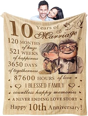 Tin gift cover for the 10th anniversary, wedding gifts for the 10th anniversary for him and his couples, wedding gifts for the 10th anniversary, gifts for the 10th anniversary, decoration cover for the 10th anniversary 80 \ "x 60 \".. DIAYTAR NIGERIA: Where every Nigerian finds affordable products delivered within the week.