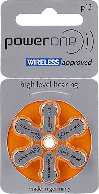 Powerone Mercury -free hearing batteries P13 (6 batteries).. Elevate your shopping experience with DIAYTAR NIGERIA's vast catalog and budget-friendly options.