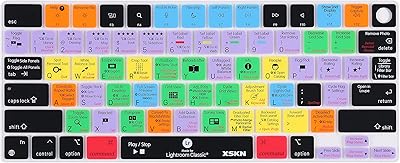 XSKN Light Room Classic Function Hotkeys Hotkeys American Silicone Keyboard Coverage for 2021 MacBook Pro M1 PRO / M1 Max Chip 14.2 \ "مع Touch ID A2442 16.3 \" مع Touch ID A2485.. DIAYTAR NIGERIA brings the market to your fingertips with affordable prices and swift delivery services.