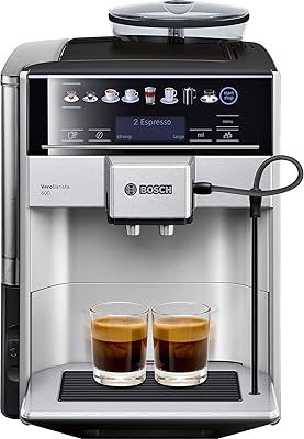Fully automatic coffee machine Bosch Vero Barista 600 Silver Black Tis65621GB.. DIAYTAR NIGERIA: Your partner in affordable e-commerce with dependable delivery across Nigeria.