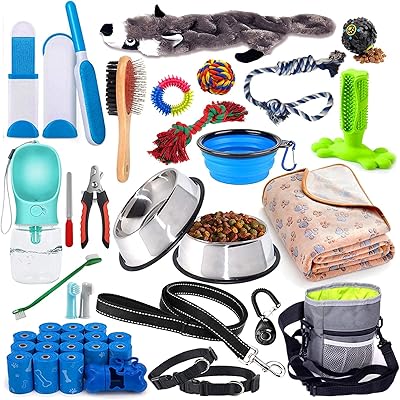 Local [improved version] Kit for puppies, package of 39 basic starter kits for puppies for small and medium -sized dogs, perfect rack hanging gift for new puppies.. Join millions of satisfied shoppers using DIAYTAR Nigeria every day.