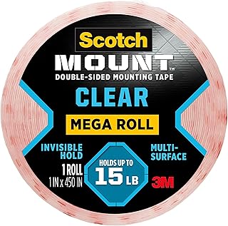 Transparent double-sided scotch 410 long-DC mounting ribbon. 1 ''hp x 450 in 25.4 mm false roller,.. DIAYTAR NIGERIA makes online shopping accessible to all with budget-friendly prices and reliable delivery.