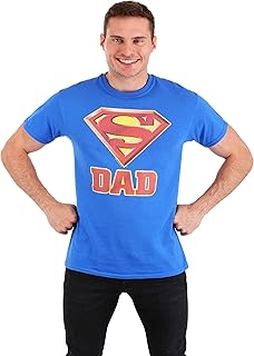 DC Comics Superman - Super DAD - License T -shirt for men S/S.. DIAYTAR NIGERIA combines extensive product options with budget-friendly prices, delivered in 5-8 days.