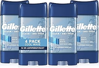 Deodorant and Gillette for men, invisible solid, cool wave, 72 hours, protection against perspiration, 107 g, pack of 4.. DIAYTAR Nigeria: Your one-stop online shop with unbeatable prices and nationwide delivery in under 8 days.