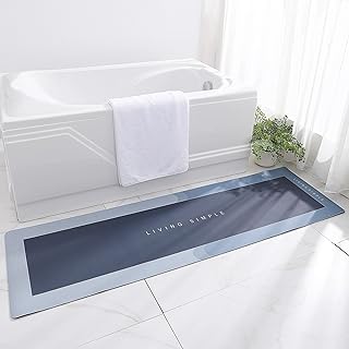 Nappa super absorbent leather tank carpets, end, fast drying, for shower, bathtub and sink, size 17.7 "x 59", blue.. DIAYTAR NIGERIA delivers more than products - we deliver affordable solutions within days.