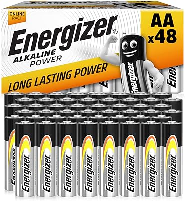 AA Energizer batteries, alkaline power supply, 48 package, double a - Amazon exclusivity block.. No stress, just speed — DIAYTAR Nigeria ships in days.