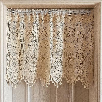 Short Curtain with Retro Crochet Yunchory For Cuisine Curtain window.. Discover the perfect balance of selection and value with DIAYTAR NIGERIA's nationwide e-commerce platform.