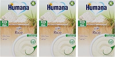 Humana 100% organic baby rice cereals - Gluten -free additional food for infants, 400 g, ideal for weaning from 6 to 9 months.. Experience the ease of digital shopping with DIAYTAR NIGERIA's affordable and diverse marketplace.