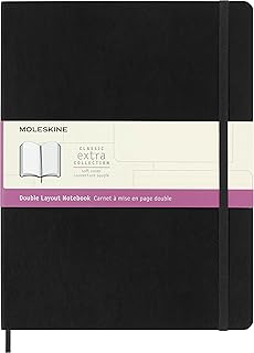 Moleskine ligné, black, very large, flexible coverage (7.5 x 10) notebook).. One platform, endless products — welcome to DIAYTAR Nigeria.