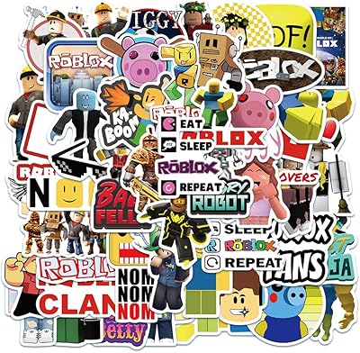 Parisic 100pcs Roblox Sticker for laptop for phone cases, keyboard, computer vinyl for water bottles, cups, helmet, printer, safety helmet for TV fans.. Discover endless shopping possibilities at DIAYTAR NIGERIA, with budget-friendly prices and reliable delivery.
