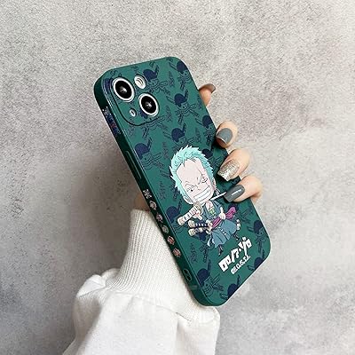 Soft silicone shell for iPhone 12 pro with a manga character motif for the animated one piece zoro - iPhone shell with animated design (iPhone 12 pro) (green) (green) (green).. Nigeria's fastest-growing e-commerce site offers unbeatable prices and delivery within 8 days.