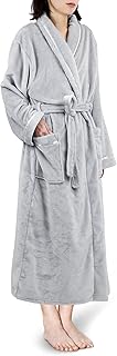 Fleece bathrobe for women hot velvet bathrobe long and soft spa dress.. The best online shopping experience in Nigeria — DIAYTAR delivers it all.