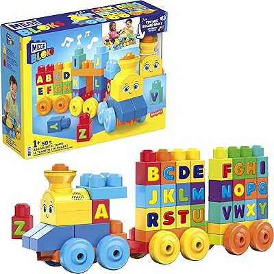 Musical train ABC Mega Bloks with large construction blocks Construction toys for young people.. Your trusted e-commerce destination, DIAYTAR NIGERIA offers extensive variety with reliable shipping.