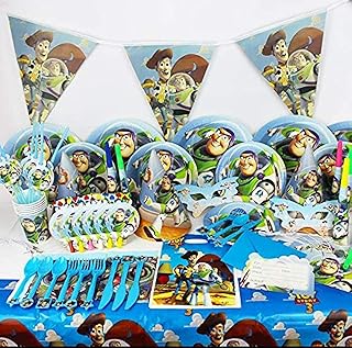 Set of disposable dishes on the Melisse Story theme for the holidays - 90 pieces.. DIAYTAR NIGERIA provides endless shopping possibilities with affordable prices and prompt delivery service.