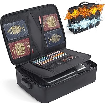 Rubik fireproof document bag with sliding and waterproof storage bag.. Your trusted marketplace, DIAYTAR NIGERIA offers extensive variety with delivery within 8 days.