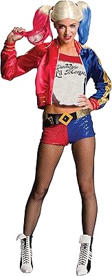 Harley Quinn luxury costume for woman from Rubie's suicide squad 820118, multicolored, size s.. DIAYTAR NIGERIA redefines convenience with our vast product selection and swift nationwide delivery.
