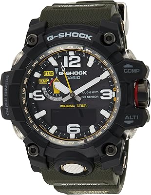 Men's watch G-Shock Mudmaster analog-numerical with black dial.. Experience the joy of discovery with DIAYTAR NIGERIA's vast catalog and nationwide affordable delivery.
