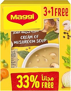 Maggi mushroom cream soup, 68g x 4 (3+1 free).. Nigeria's most diverse e-commerce platform delivers quality and affordability to your doorstep in 5-8 days.