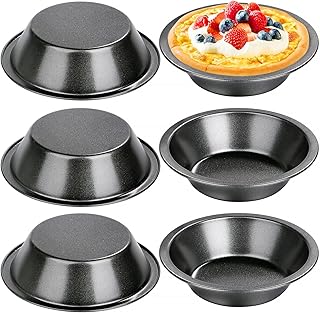 Siosi Mini Round pie molds for pies quiches non -stick pastry lots of 6.. DIAYTAR NIGERIA: Where shopping is affordable, selection is vast, and delivery is always reliable.