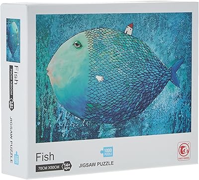 Puzzle 1000 pieces, wall decoration - fish.. Get top brands at bottom prices, only on DIAYTAR Nigeria.
