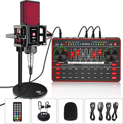 Podcast microphone sound card kit, professional microphone device and sound mixer live g3/voice change/audio interface/audio mixer for streaming/reading/recording/song/tiktok/uticon/pc.. DIAYTAR NIGERIA: Where shopping is a pleasure with affordable prices and reliable delivery service.