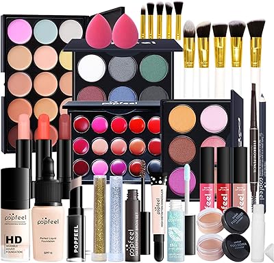 Complete makeup kit for women, set of versatile makeup of 25 rooms, all-in-one make-up gift box, essential makeup kit for beginners, compact and light design for girls and women.. DIAYTAR NIGERIA brings affordable shopping to your fingertips with reliable delivery in less than 8 days.