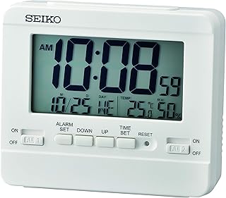 Seiko digital alarm clock for bedroom by Everything.. DIAYTAR NIGERIA: Connecting Nigerians with their needs through our affordable and diverse marketplace.