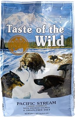 Taste of the Wild Dry food for superior quality dogs, without cereals and high protein content, Pacific Stream Adult - Smoked salmon - 2 kg.. DIAYTAR NIGERIA connects your desires with reality through our affordable e-commerce platform and quick delivery.