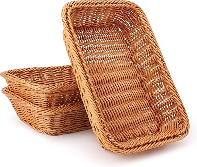 Wicker bread basket, USUR size 11.8 "x 7.9" x 2.4 ", 3 Comptoir food baskets, cooking basket basket, conservation basket of matching fruits and vegetables for restaurants, bakeries, family parties.. Looking for quality and speed? You’ll find both at DIAYTAR Nigeria.