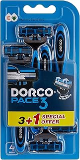 Disposable razors for men dorco base 3 plus, 4 pieces, 1 unit.. Discover the joy of choice with DIAYTAR NIGERIA's extensive selection and budget-friendly shipping.