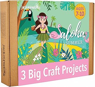 Jackinthbox New Hawaiian tropical craft kit | 3 projects in 1 includes a magnificent.. Enjoy the simplicity of shopping with DIAYTAR NIGERIA, offering vast choices delivered in just 5-8 days.